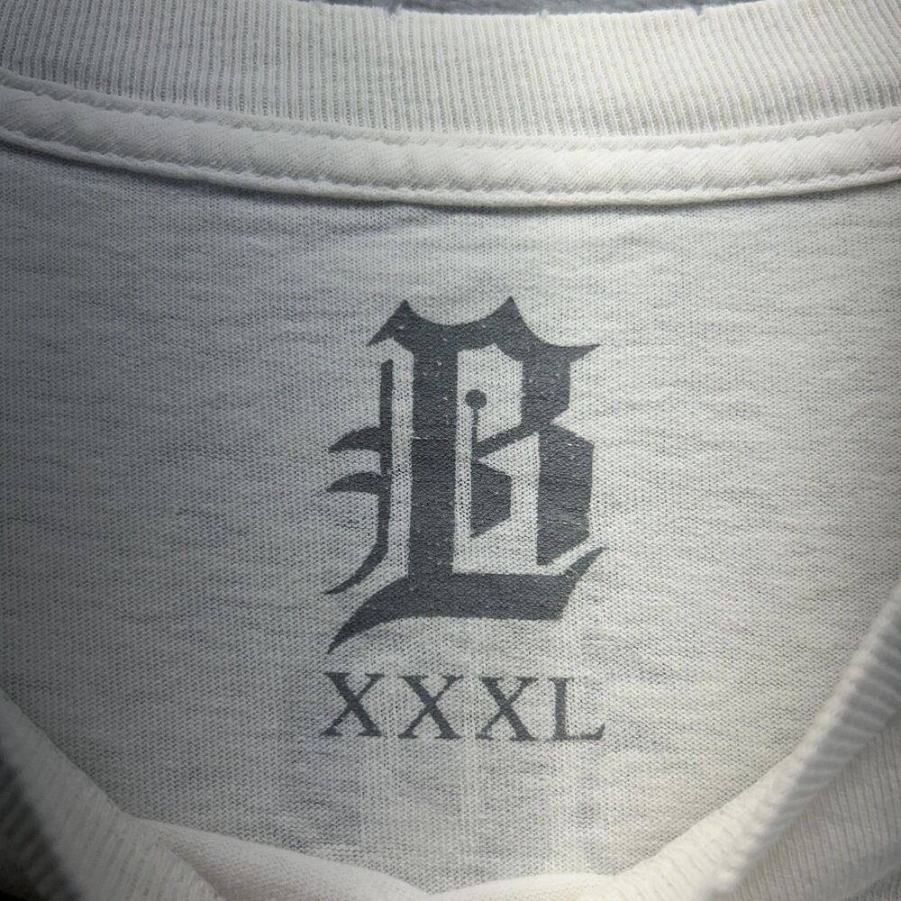 Black Label Nightmares Shirt Mens 3XL White Graphic Tee Short‎ Sleeve Streetwear - Picture 6 of 10